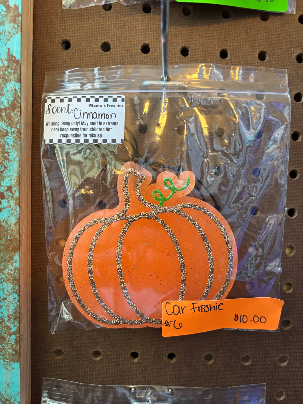 Booth #6 Cinnamon- Orange Pumpkin Freshie