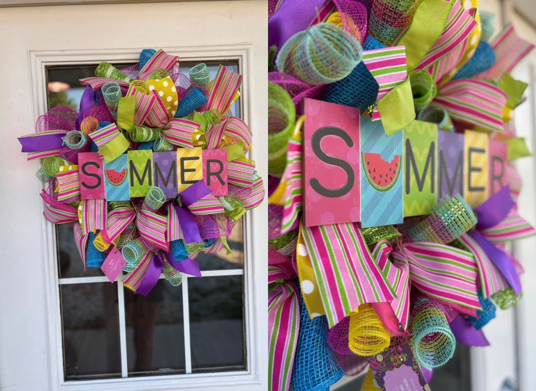 Booth #2 Summer Wreath