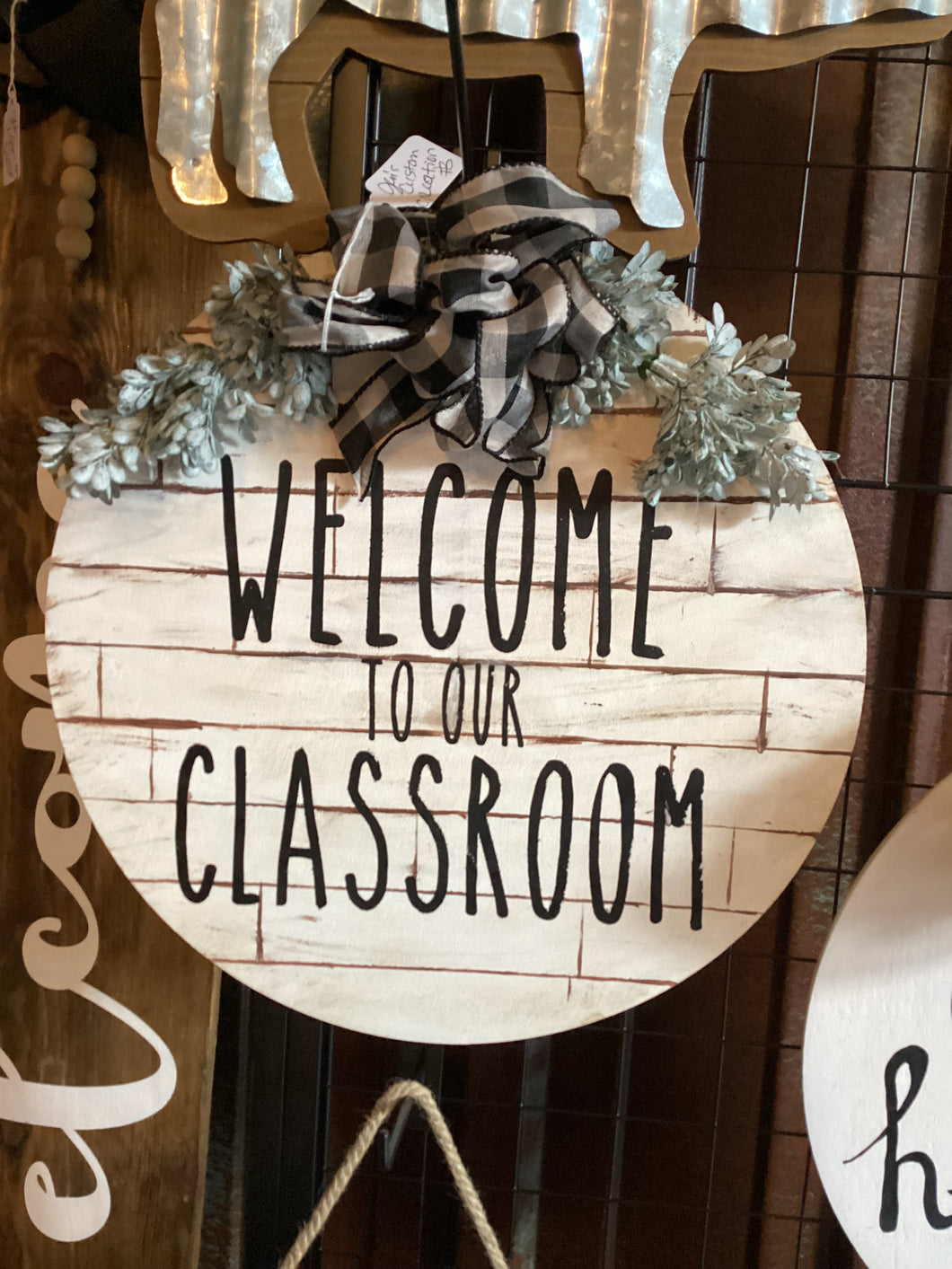 Booth #3 Classroom Sign
