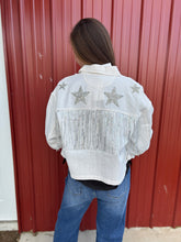 Load image into Gallery viewer, Embellished Denim Jacket

