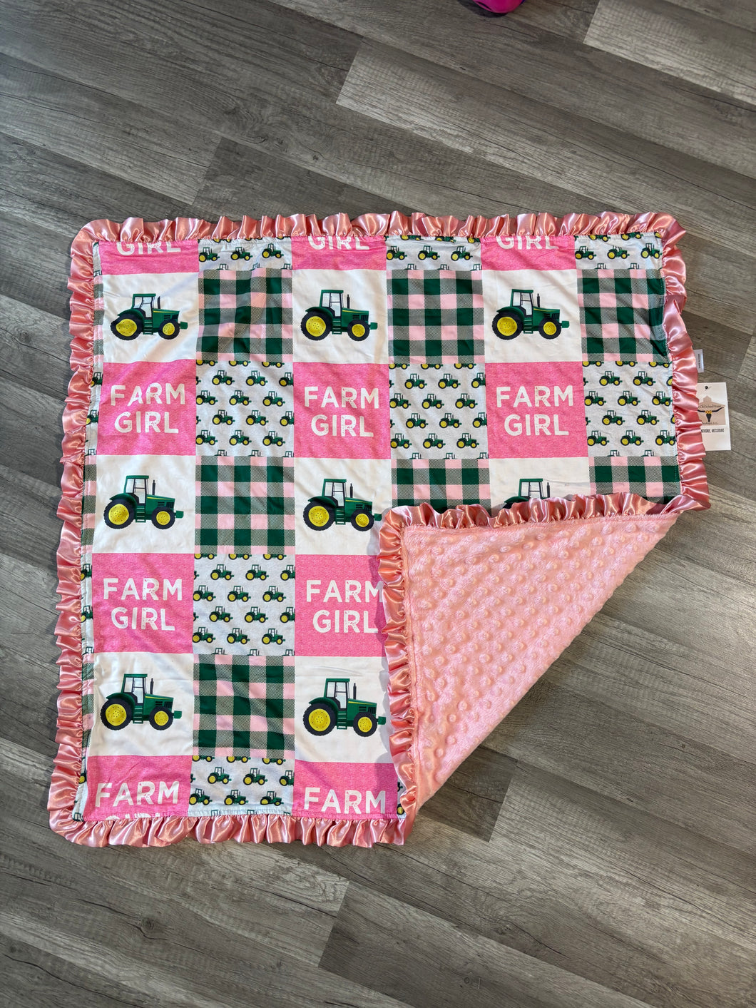 Farm Girl Kids Blanket