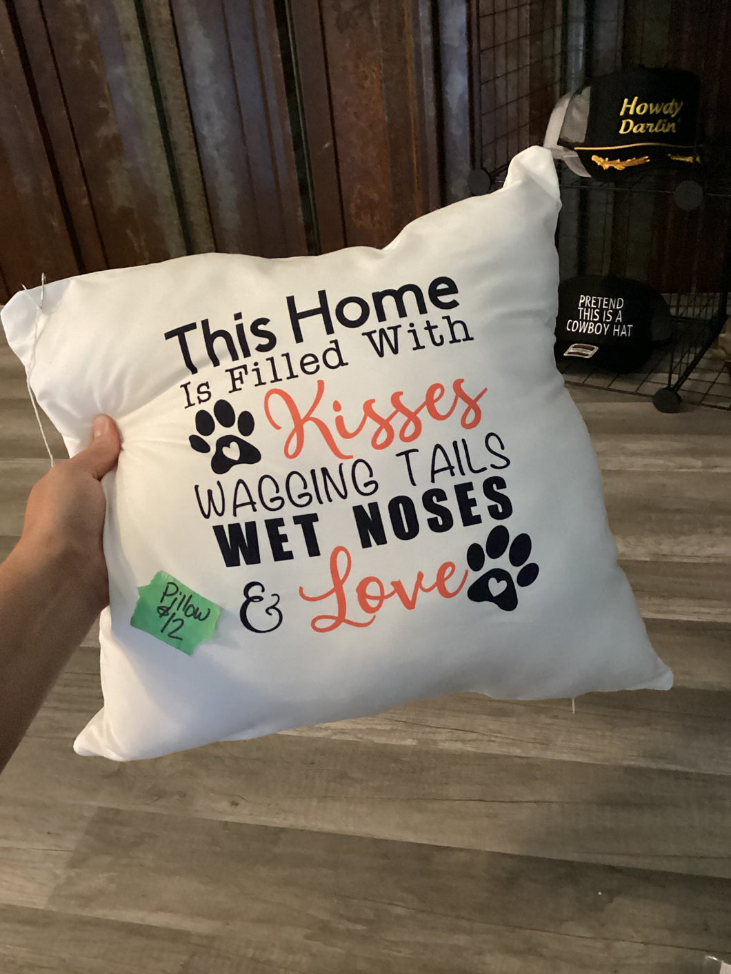 Booth #3 Pillow