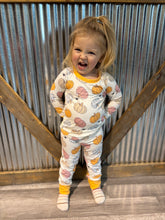 Load image into Gallery viewer, Mustard Pumpkin Pajamas
