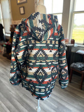 Load image into Gallery viewer, Woven Orange Aztec Pullover
