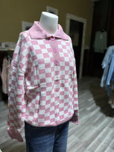 Load image into Gallery viewer, Pink Checker Top
