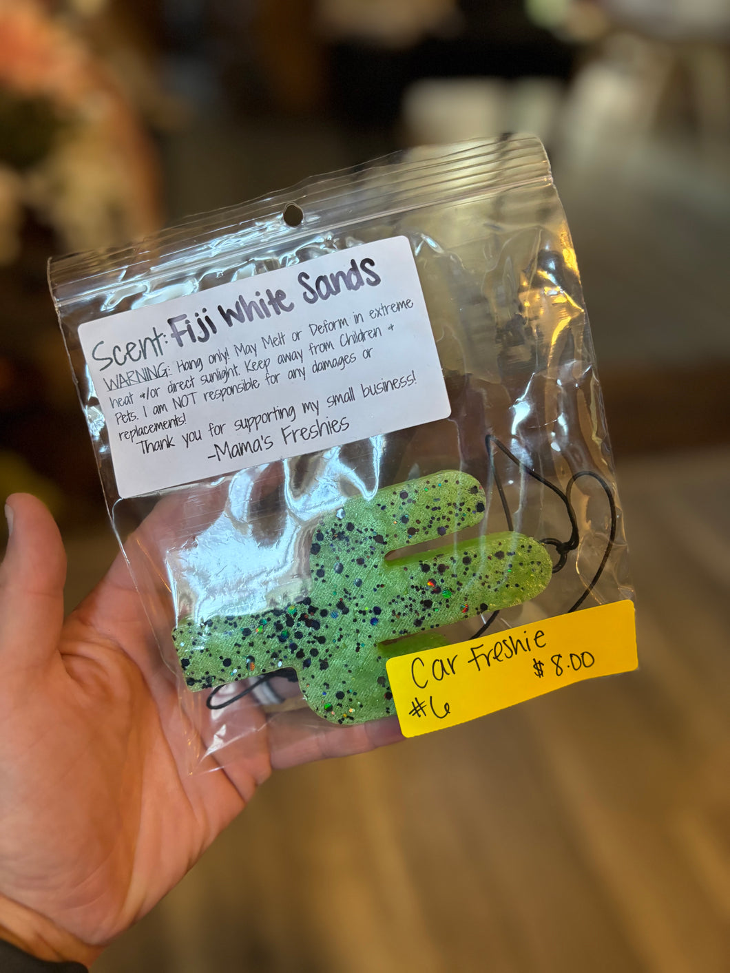 Booth #6 Figi White Sands- Cactus Freshie