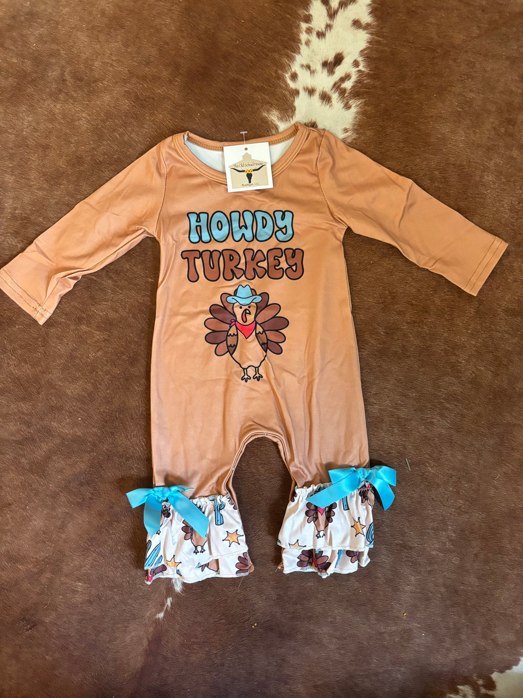 Howdy Turkey Romper