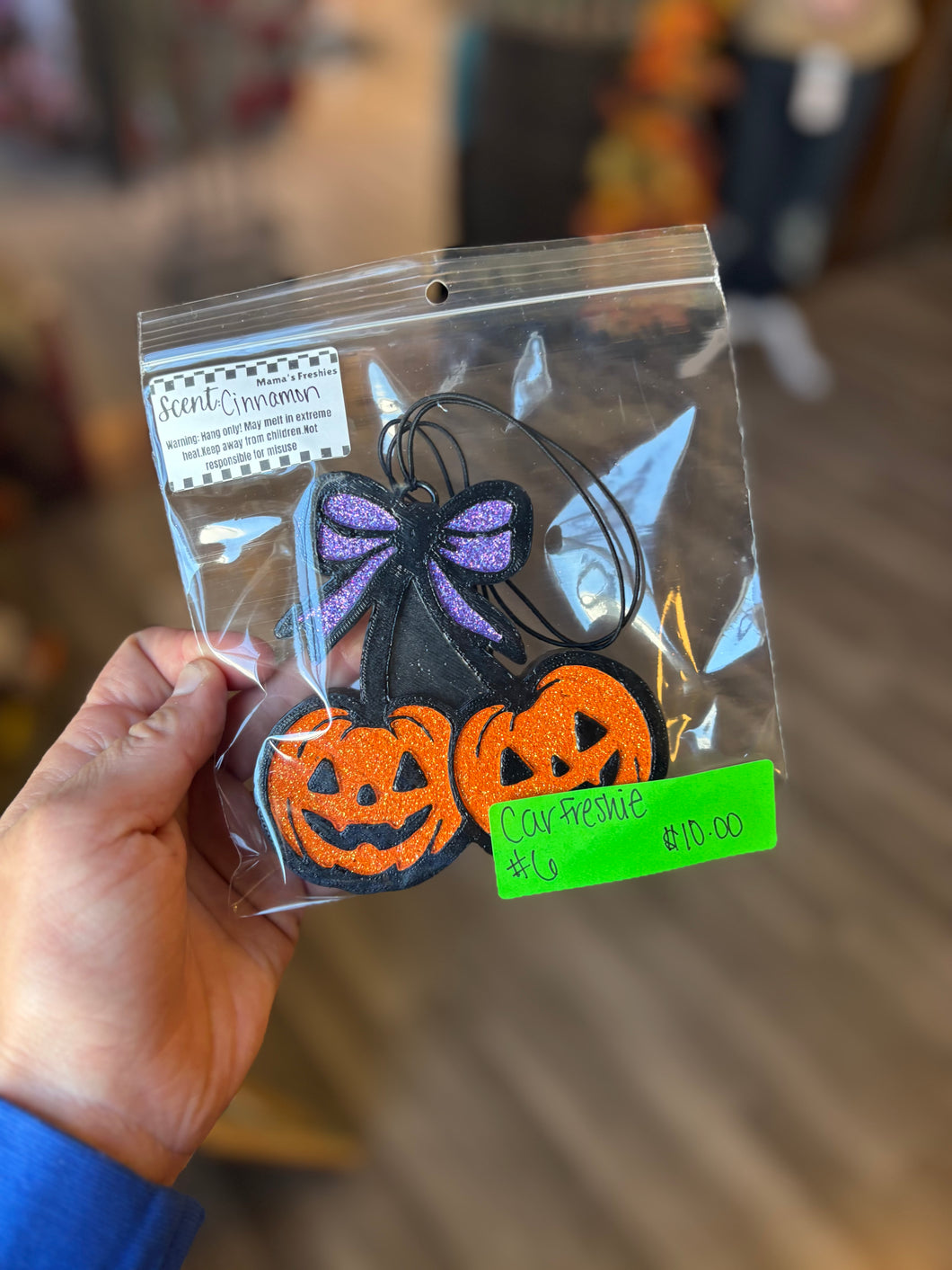 Booth #6 Cinnamon- Jack-O-Lantern Cherrys Freshie