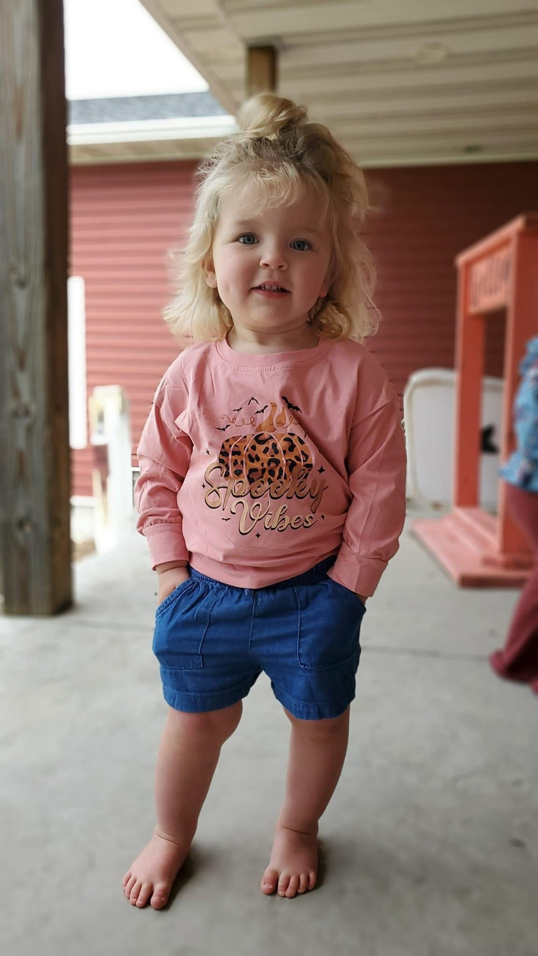 Coral Pumpkin Sweatshirt