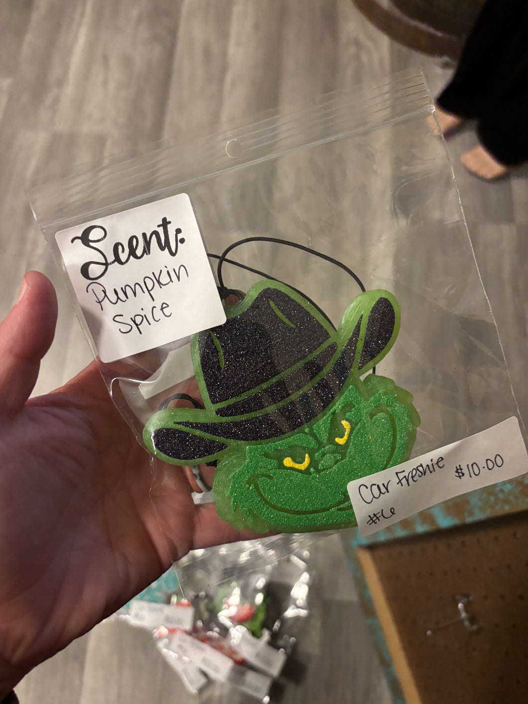 Booth #6 Grinch Black- Pumpkin Spice