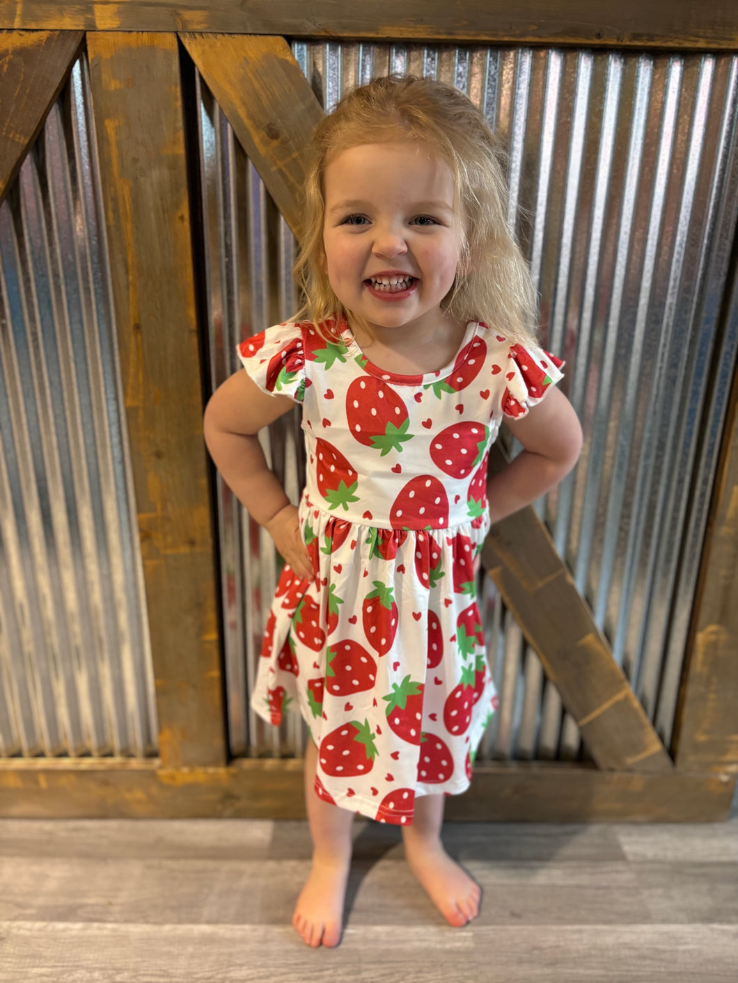 Strawberry Kids Dress