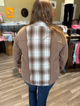 Load image into Gallery viewer, Rib Plaid Shacket
