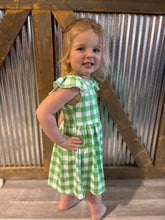 Load image into Gallery viewer, Green Plaid Dress
