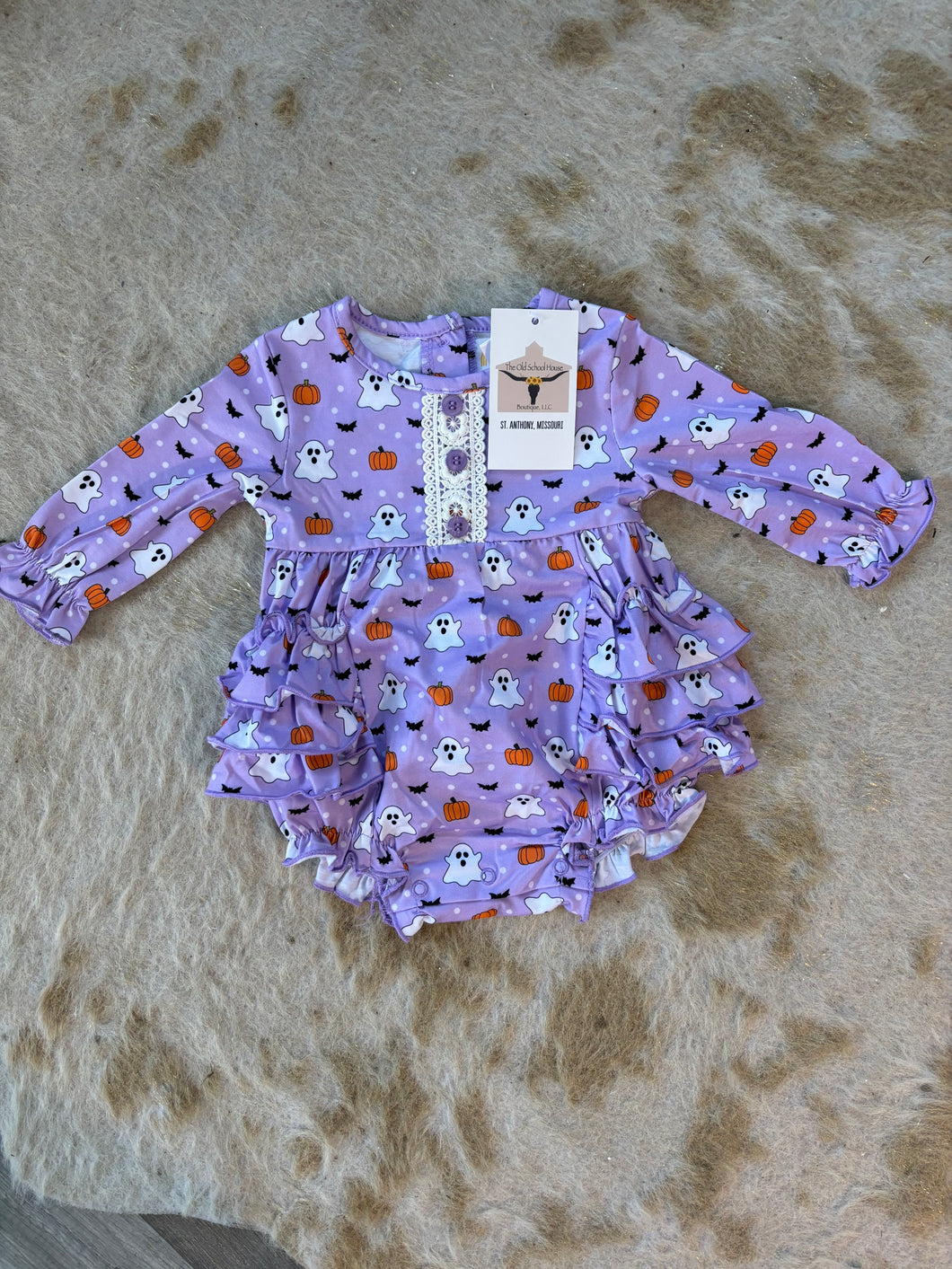 Halloween Purple Romper