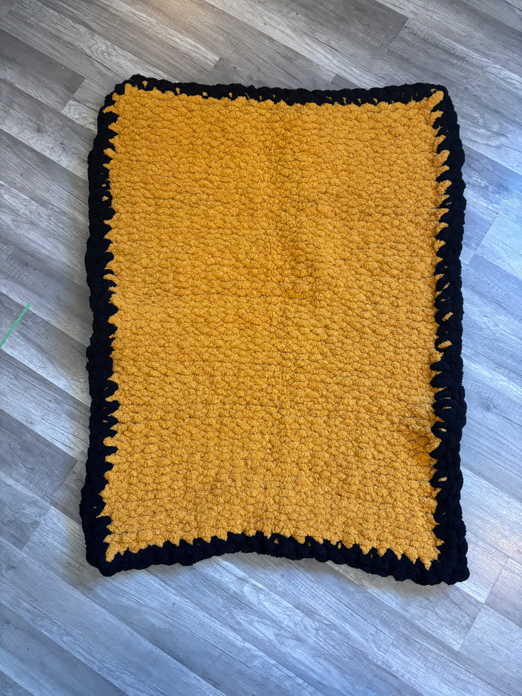 Booth #8 Black & Gold Lap/Baby Blanket