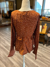 Load image into Gallery viewer, Dotted Ruffle Blouse
