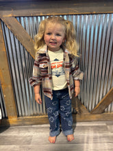 Load image into Gallery viewer, Chocolate &amp; Grey Kids Shacket
