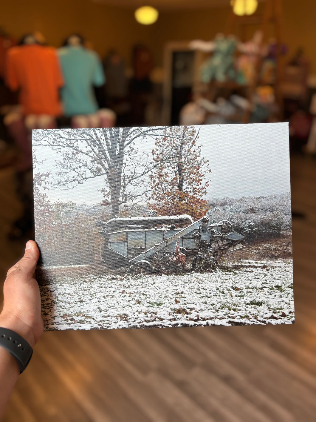 Booth #1 Snow Picture