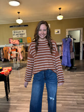 Load image into Gallery viewer, Brown Stripe Sweater
