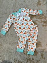 Load image into Gallery viewer, Blue Pumpkin Pajamas
