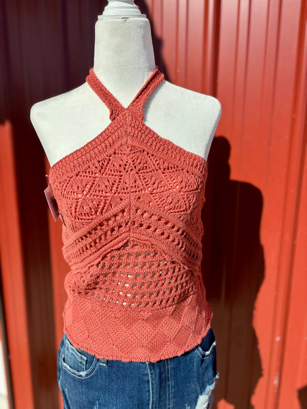 Knit Halter Top