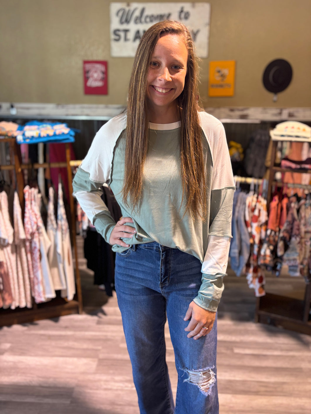 Colorblock Long Sleeve