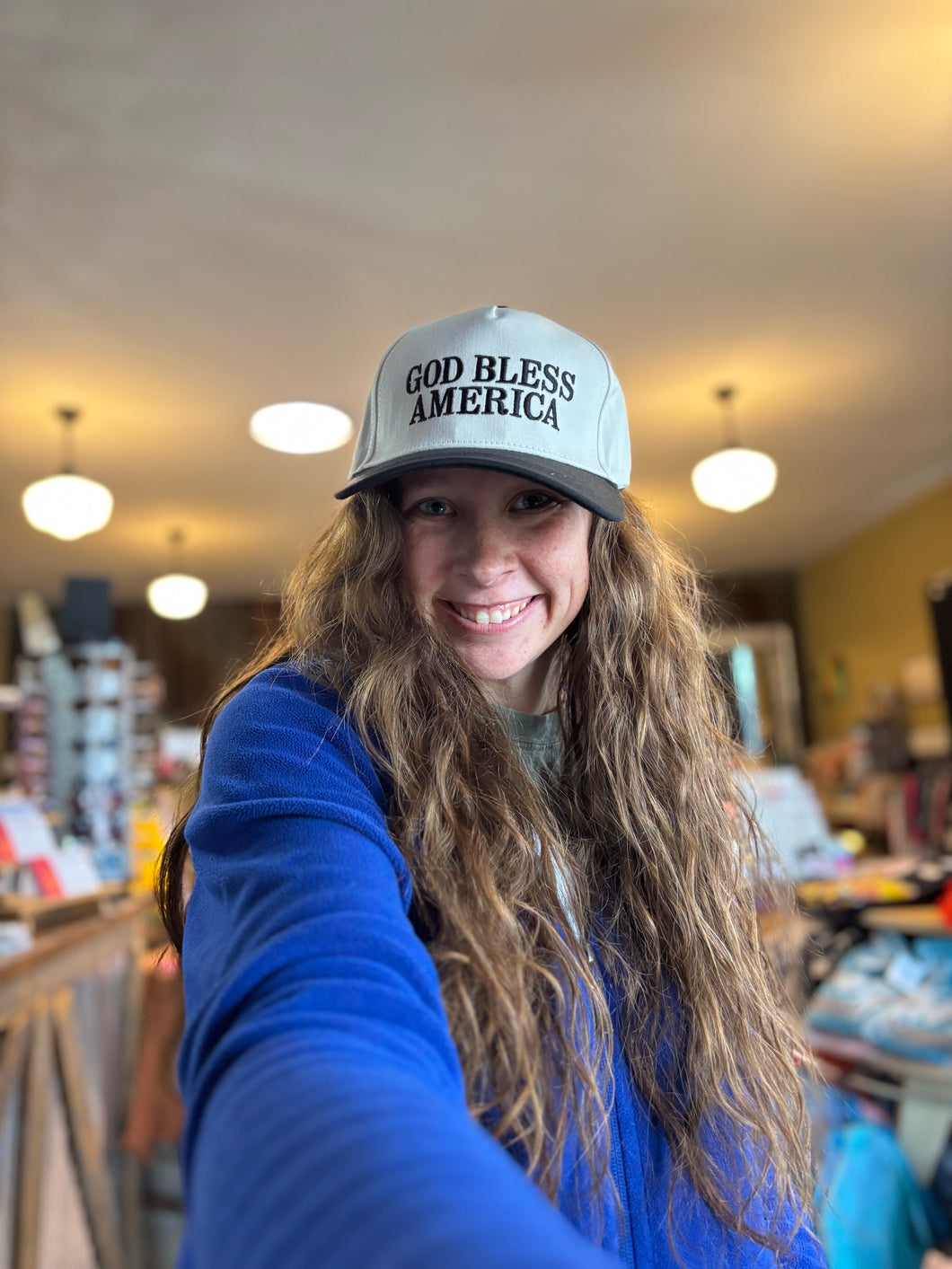 God Bless America Truck Hat