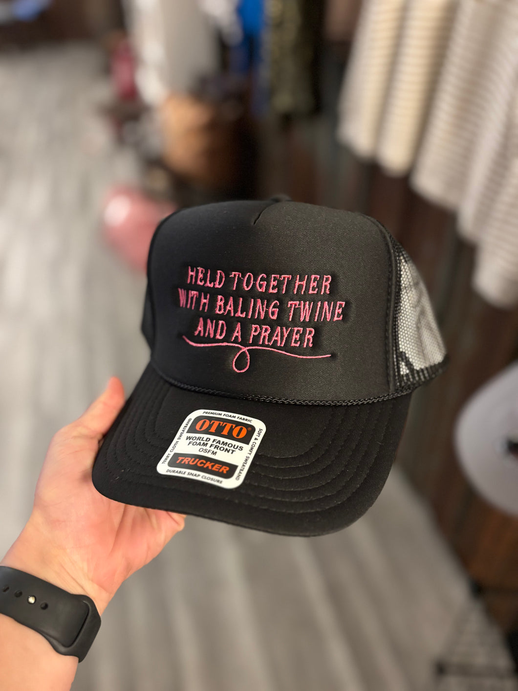 Booth #4 Held Together Hat