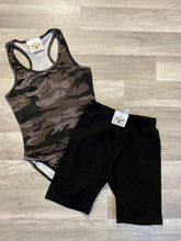 Load image into Gallery viewer, Camo Racer Tank Bodysuit
