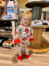 Load image into Gallery viewer, Ruffle Farm Jammies
