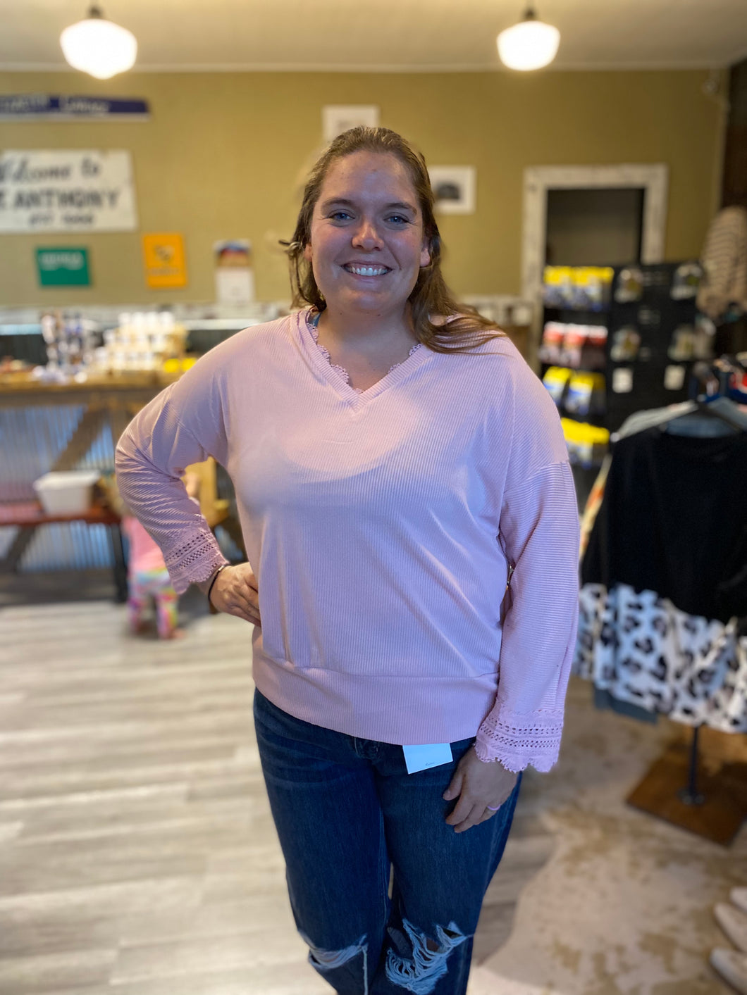 Blush Pink Blouse