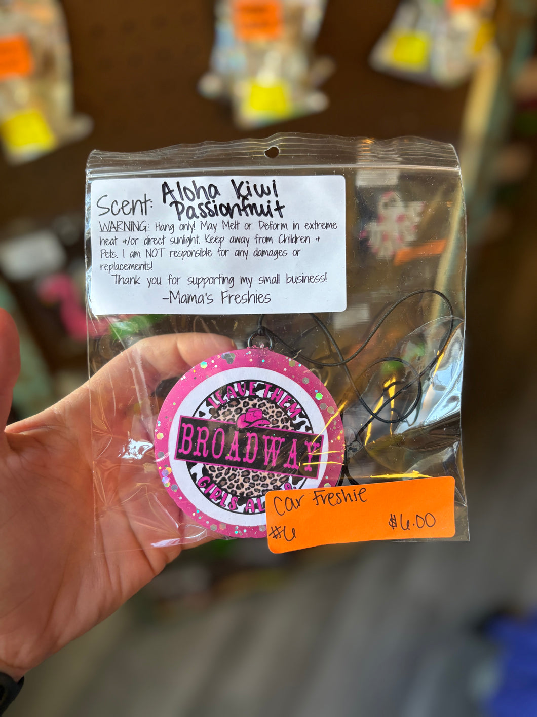 Booth #6 Aloha Kiwi Passionfruit- Broadway Freshie
