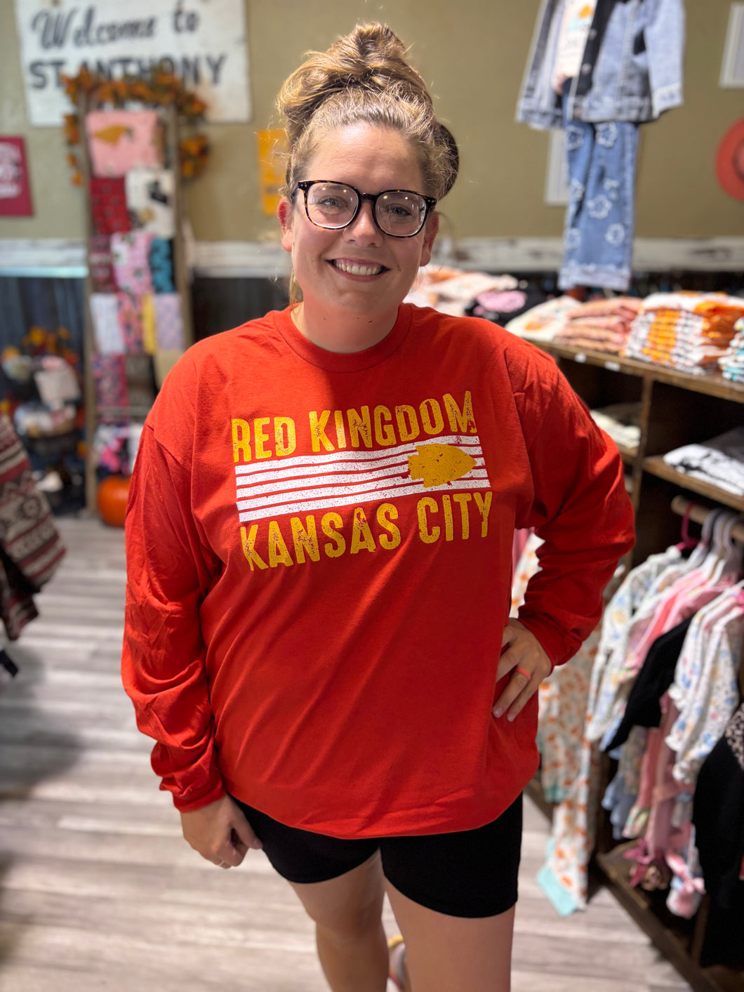 Long Sleeve Red Kingdom