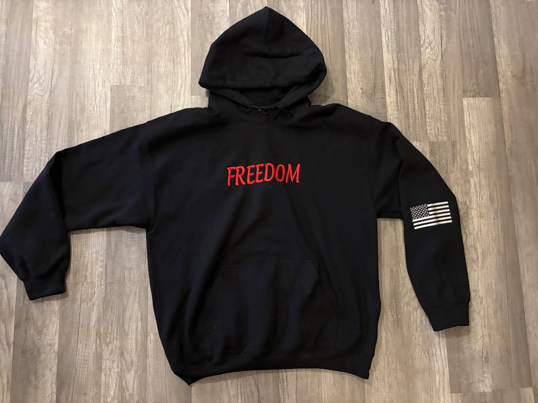 Booth #4 Freedom Hoodie Large