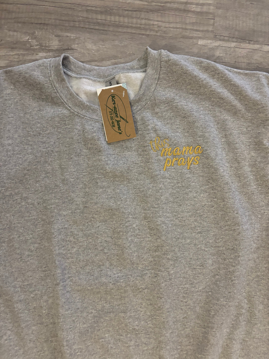 Booth #4 This Mama Prays Crew Large