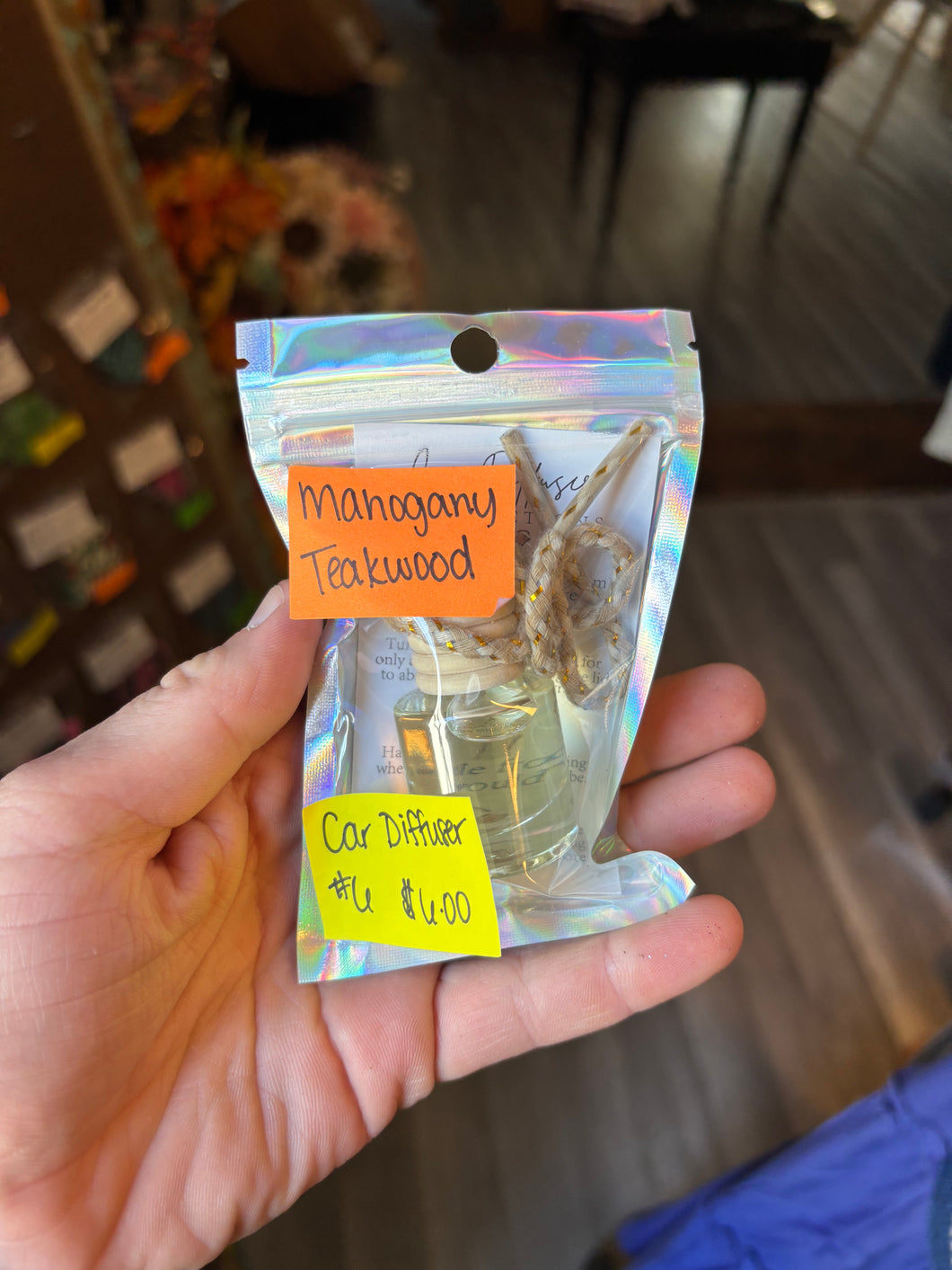Booth #6 Mahogany Teakwood- Oil Diffuser