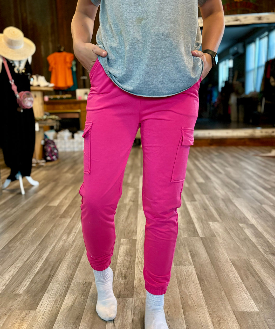 Fuchsia Joggers
