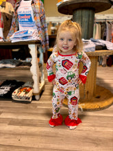 Load image into Gallery viewer, Ruffle Farm Jammies
