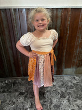 Load image into Gallery viewer, Cream Multi Kids Dress
