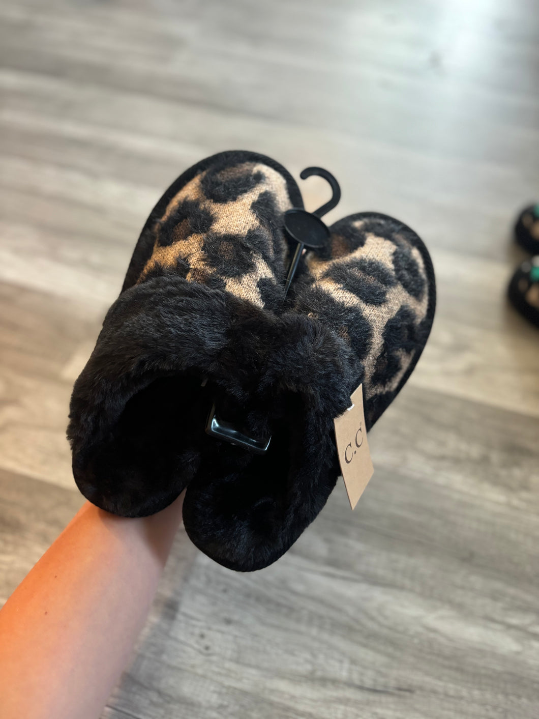 Animal Print Slippers