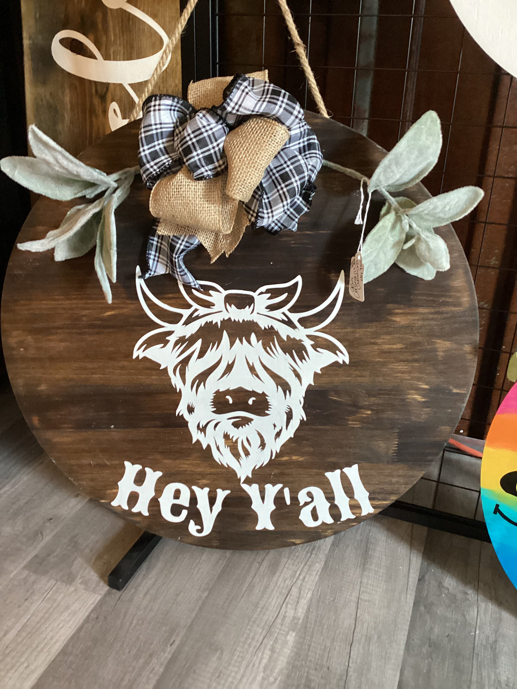 Booth #3 Hey Y’all Sign