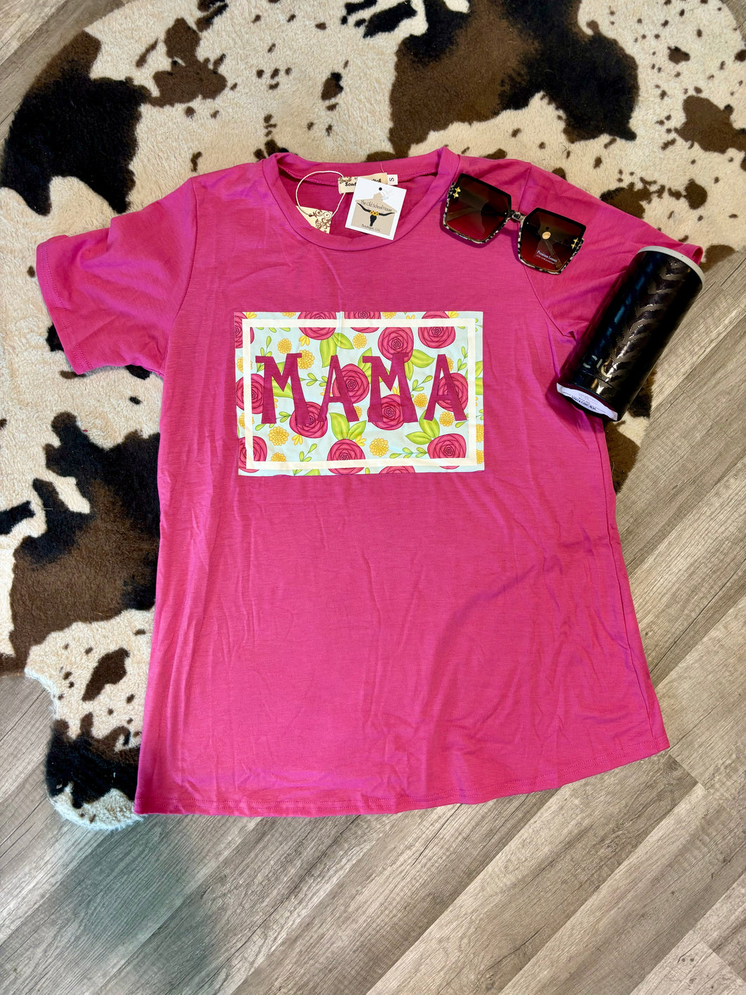 MAMA Floral Tee