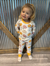 Load image into Gallery viewer, Mustard Pumpkin Pajamas
