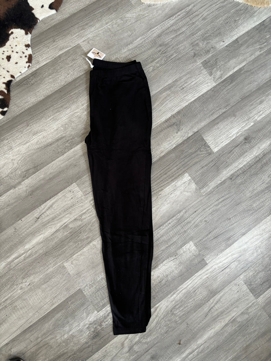 Cotton Black Leggings