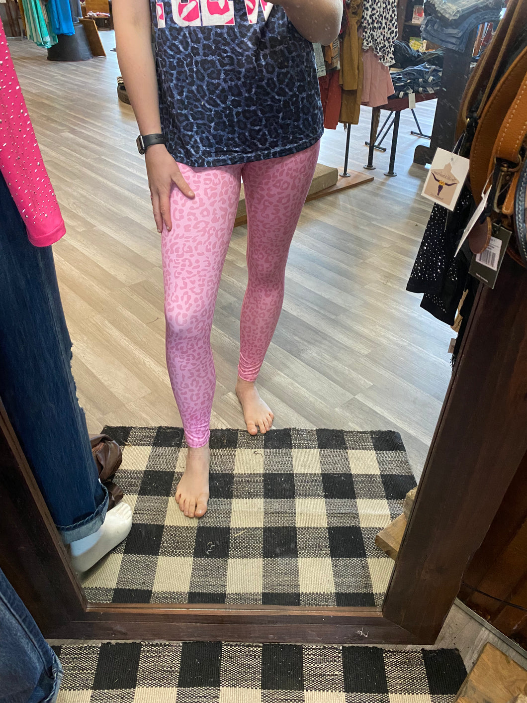 Pink Leopard Leggings