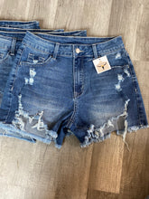 Load image into Gallery viewer, Blue Jean Baby Shorts
