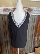 Load image into Gallery viewer, Black Lace Tank
