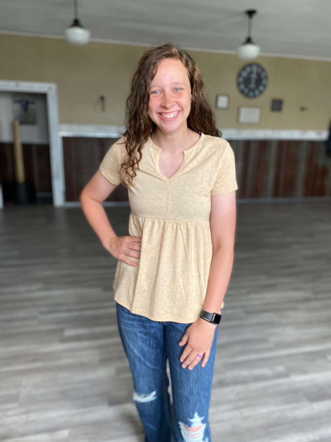 Basic Khaki Top