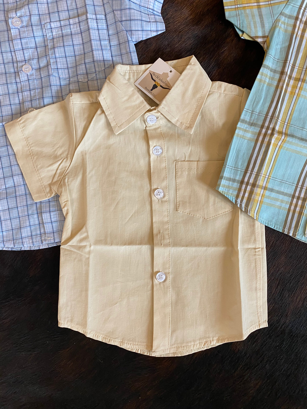 Boys Button Up Top