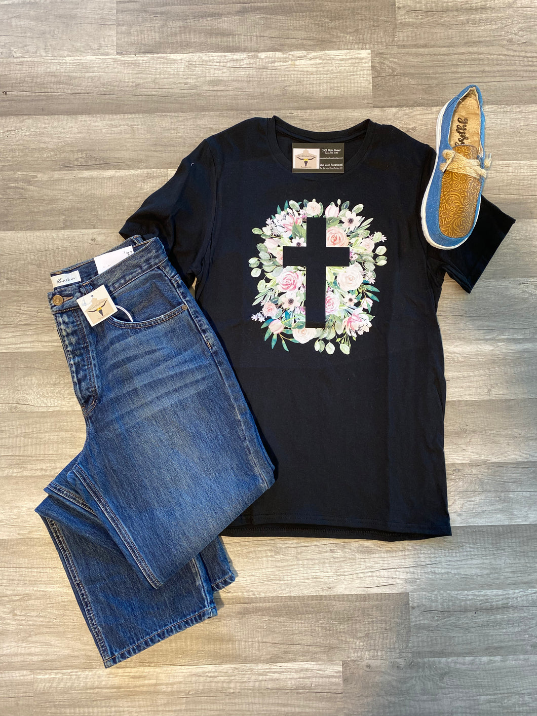 Flower Cross Tee